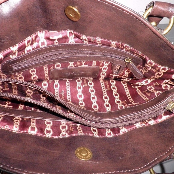 Tignanello Black & Brown Leather Bucket Bag - Picture 5 of 5